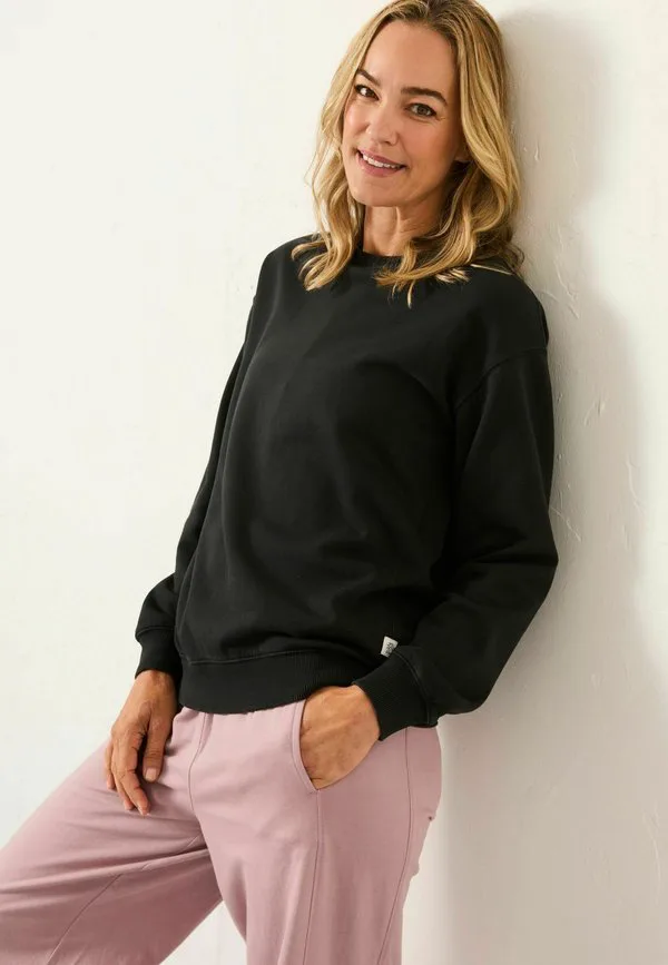 

Толстовка стандартного кроя с круглым вырезом Fatface, Black, Черный, Толстовка стандартного кроя с круглым вырезом Fatface, Black