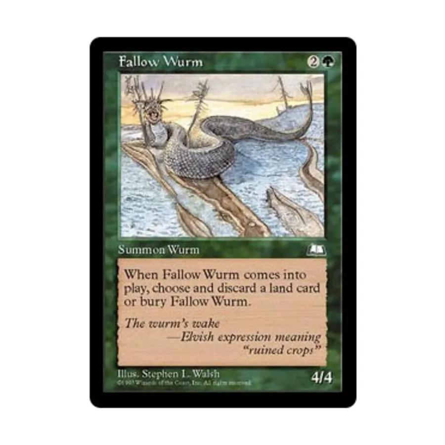 

CCG Паровой червь (U), MTG - Weatherlight