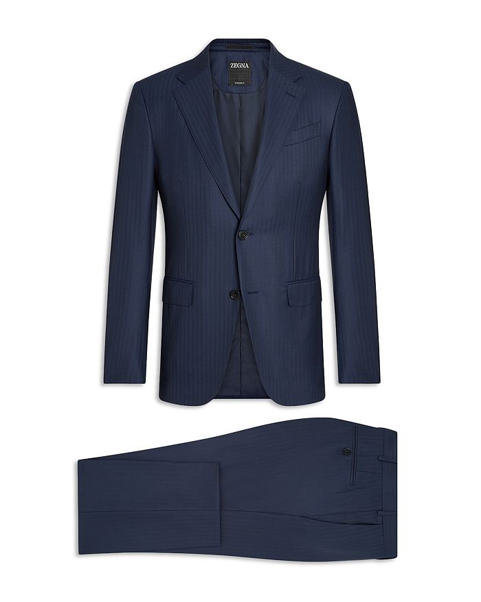 

Шерстяной костюм ZEGNA, синий