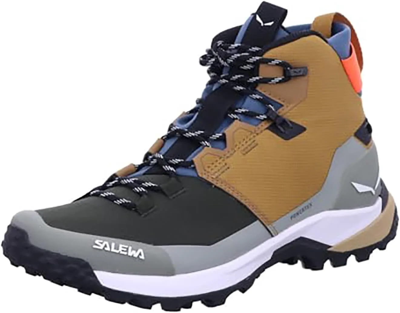 

Водонепроницаемые трекинговые ботинки Salewa Puez Mid Powertex для мужчин, для походов и треккинга, золотой