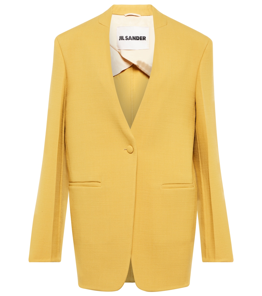 

Пиджак из смесовой шерсти Jil Sander, Dark Yellow