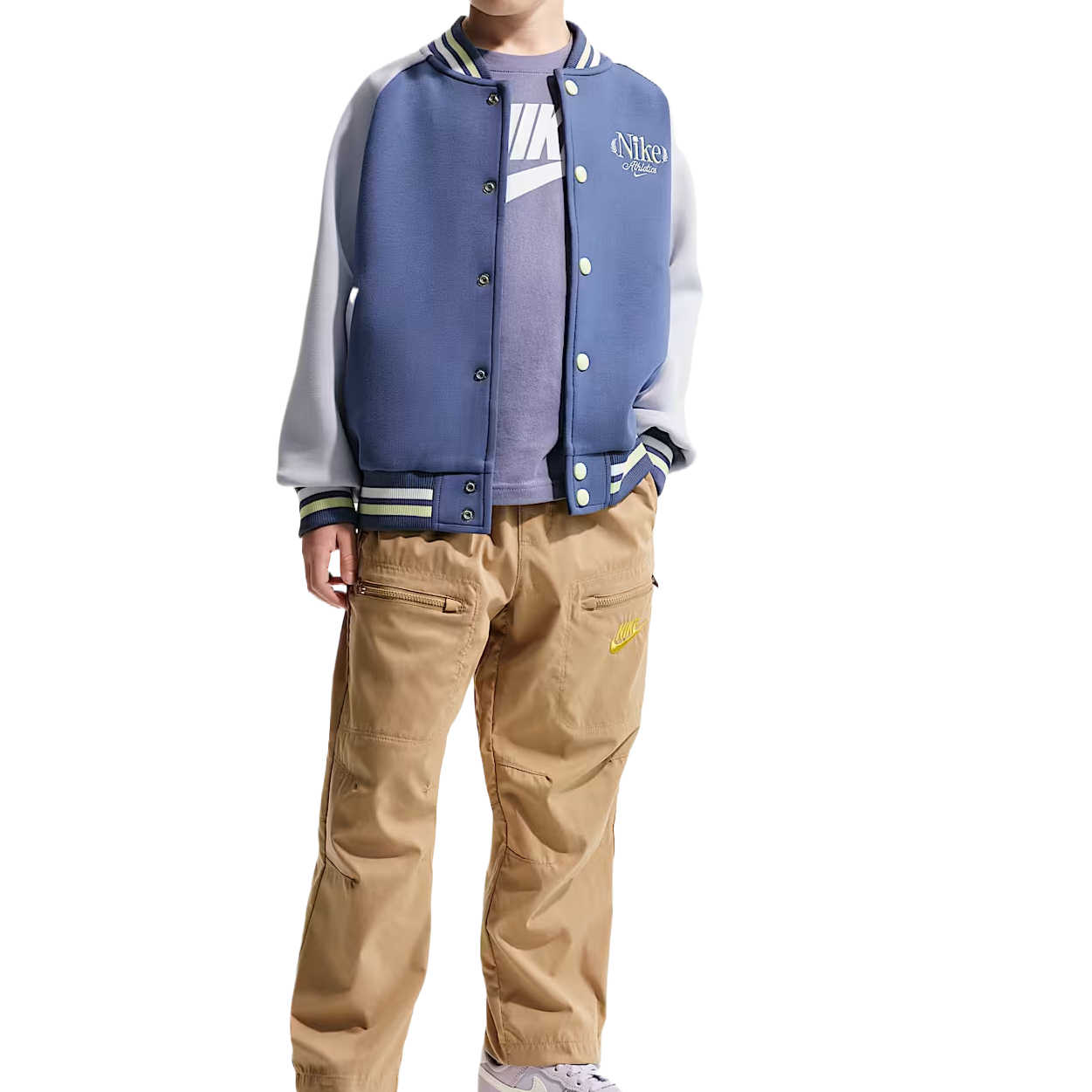 Детская куртка Moderate Nike, phantom/синий/желтый/желтый — фото 4