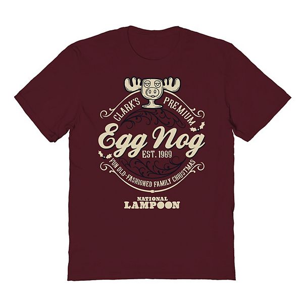 

Мужская футболка с принтом National Lampoon's Christmas Vacation Clark's Premium Egg Nog Licensed Character
