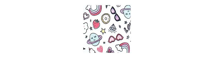 Комплект из двух платьев (двух пар) Hudson Baby, розовый doodles — фото 2