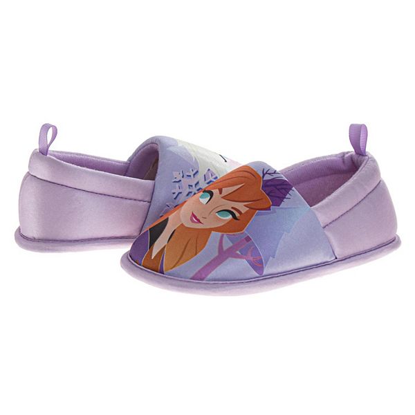 Детские тапочки Anna and Elsa, плюшевые, теплые и мягкие Disney Frozen — фото 3