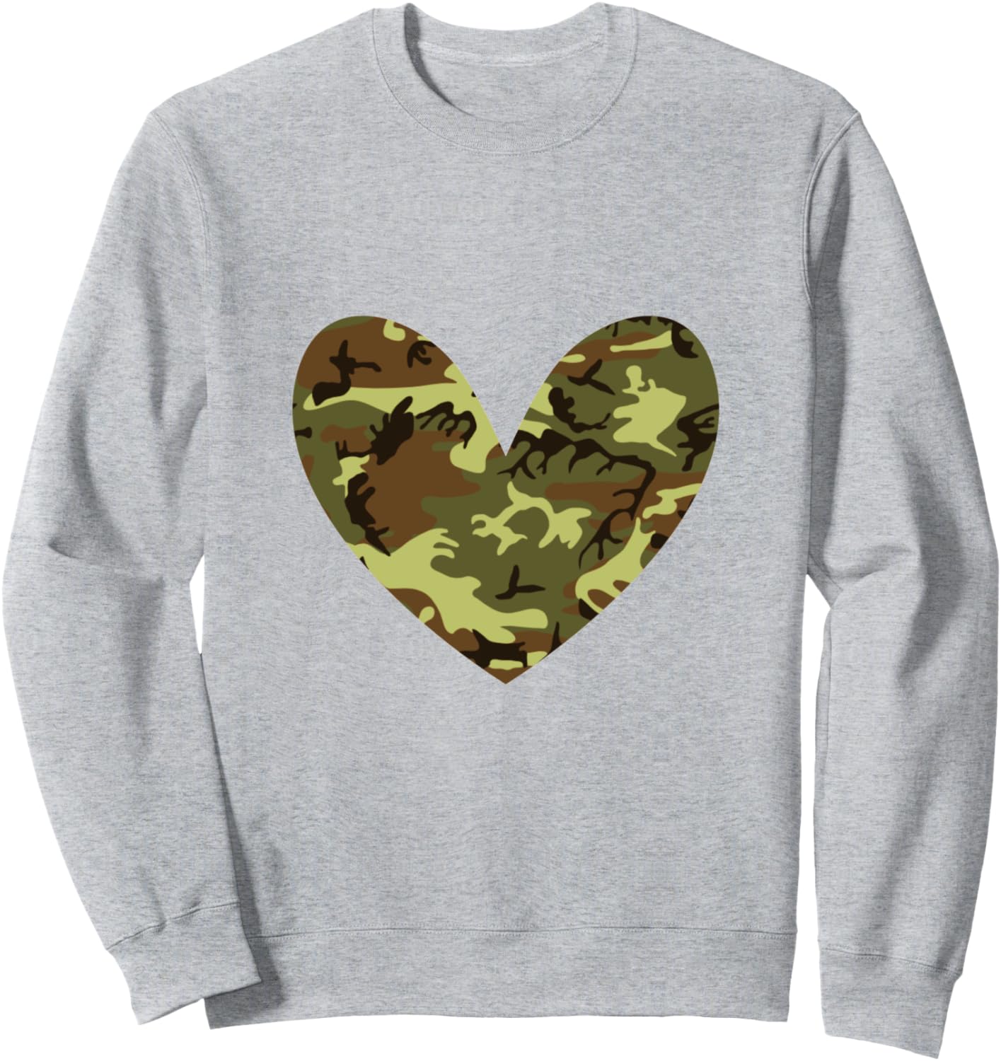 

Толстовка с камуфляжным рисунком в виде сердца Es Designs, серый