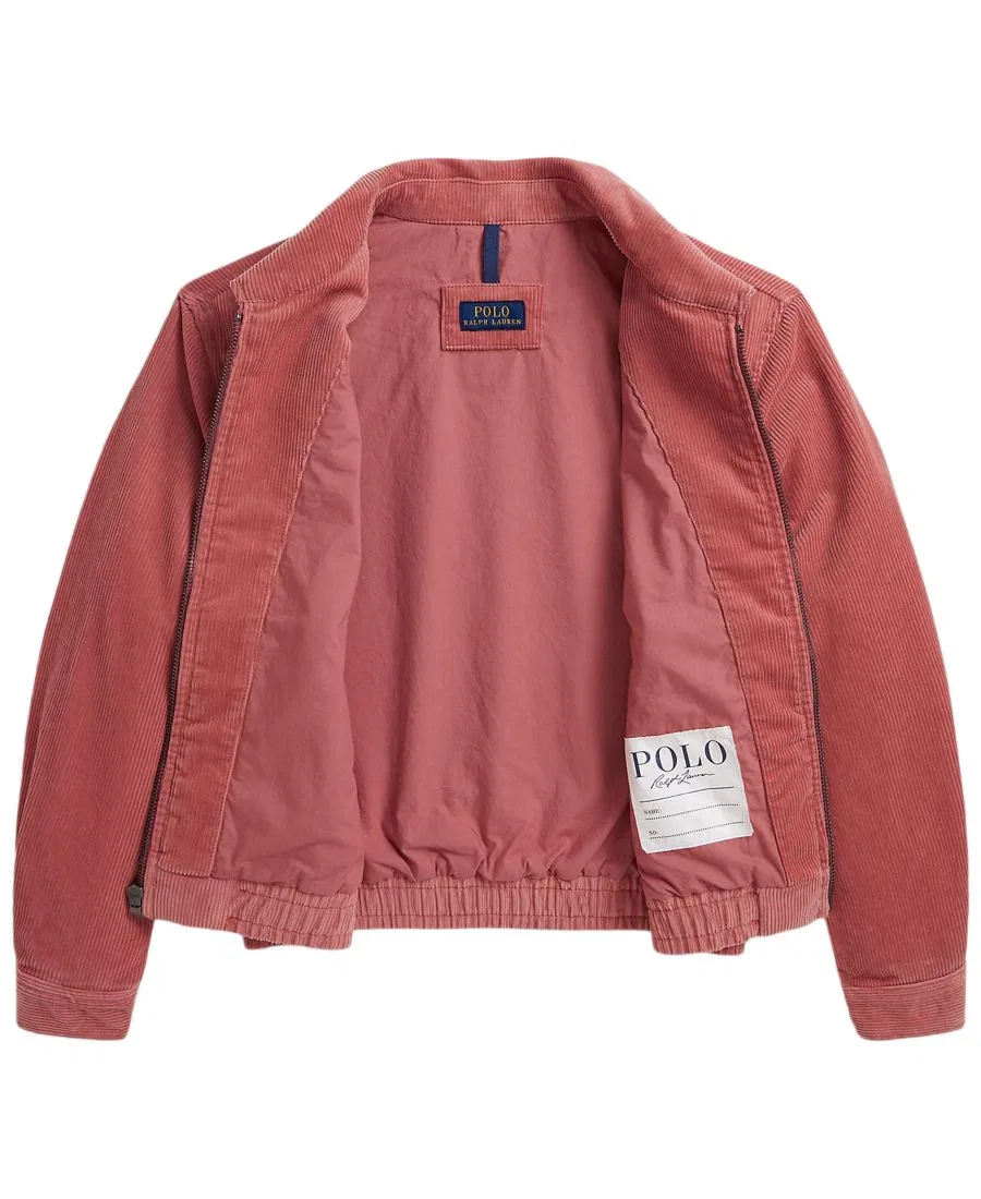Куртка из вельвета с длинным рукавом Polo Ralph Lauren, Canvas Pink — фото 4