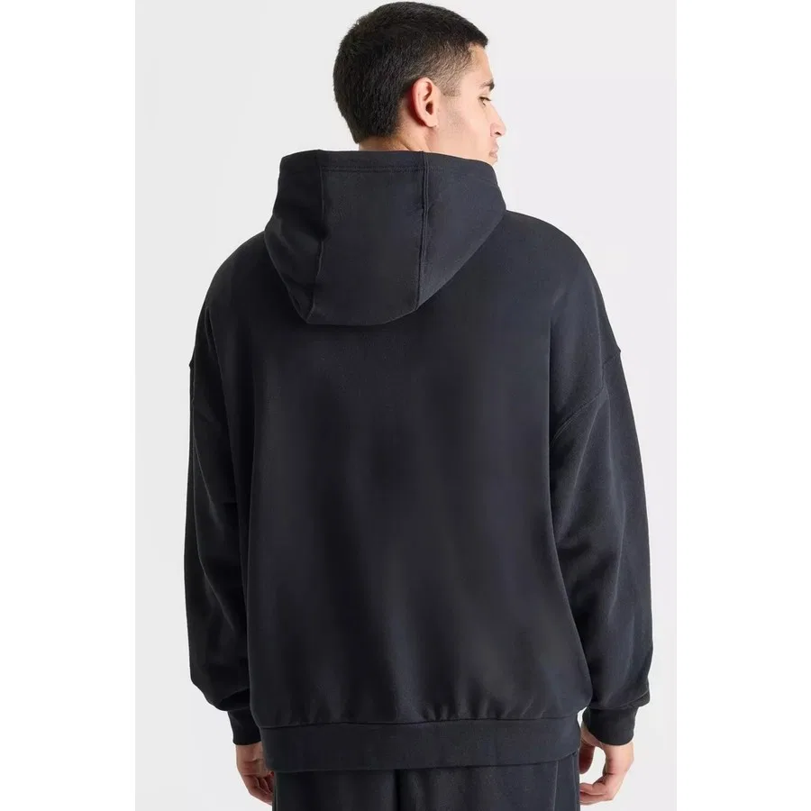 Худи Nike NSW Club Fleece Oversize, Черный — фото 2