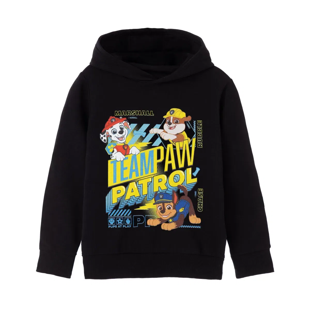 Детское худи для мальчиков Team Paw Paw Patrol, Black
