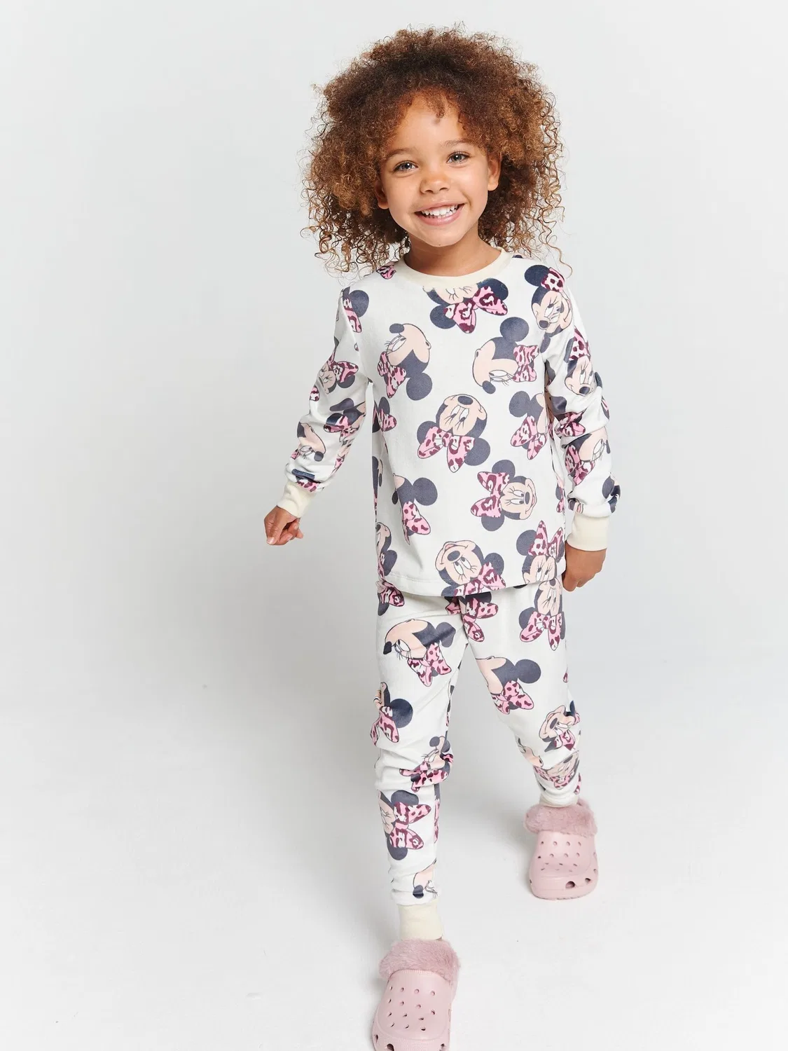 Пижама Minnie Mouse Fleece Brand Threads, натуральный