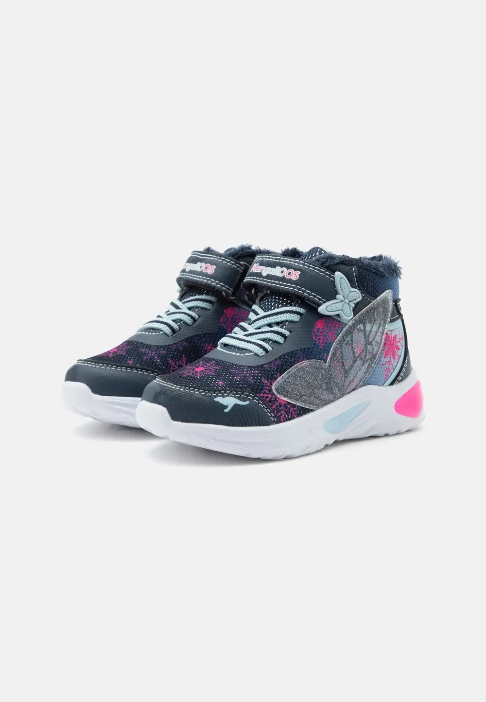 K slg adonis mid blinky - детские туфли Kangaroos, Dark Navy/Blue Sky — фото 2