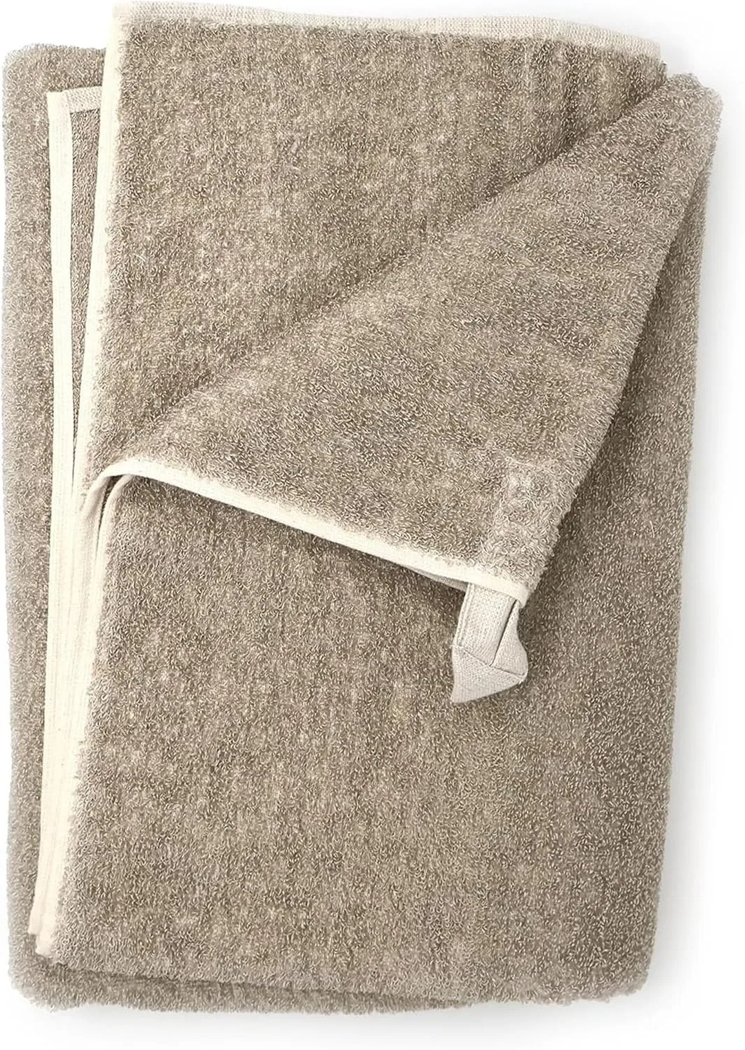 Полотенце для бани 75x150 см, sositex, 50% льна 50% хлопка, Natural Black