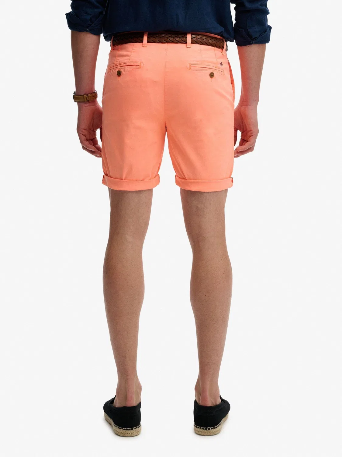 Шорты чинос Regular Slim Fit Superdry, Оранжевый — фото 3