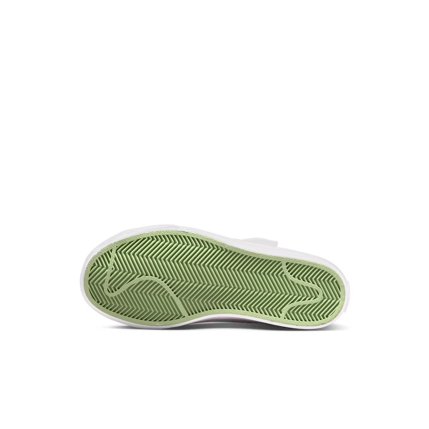 Детские спортивные кроссовки для девочек с кожаным верхом Court Legacy NIKE, White Pink Foam Sesame Honeydew — фото 2