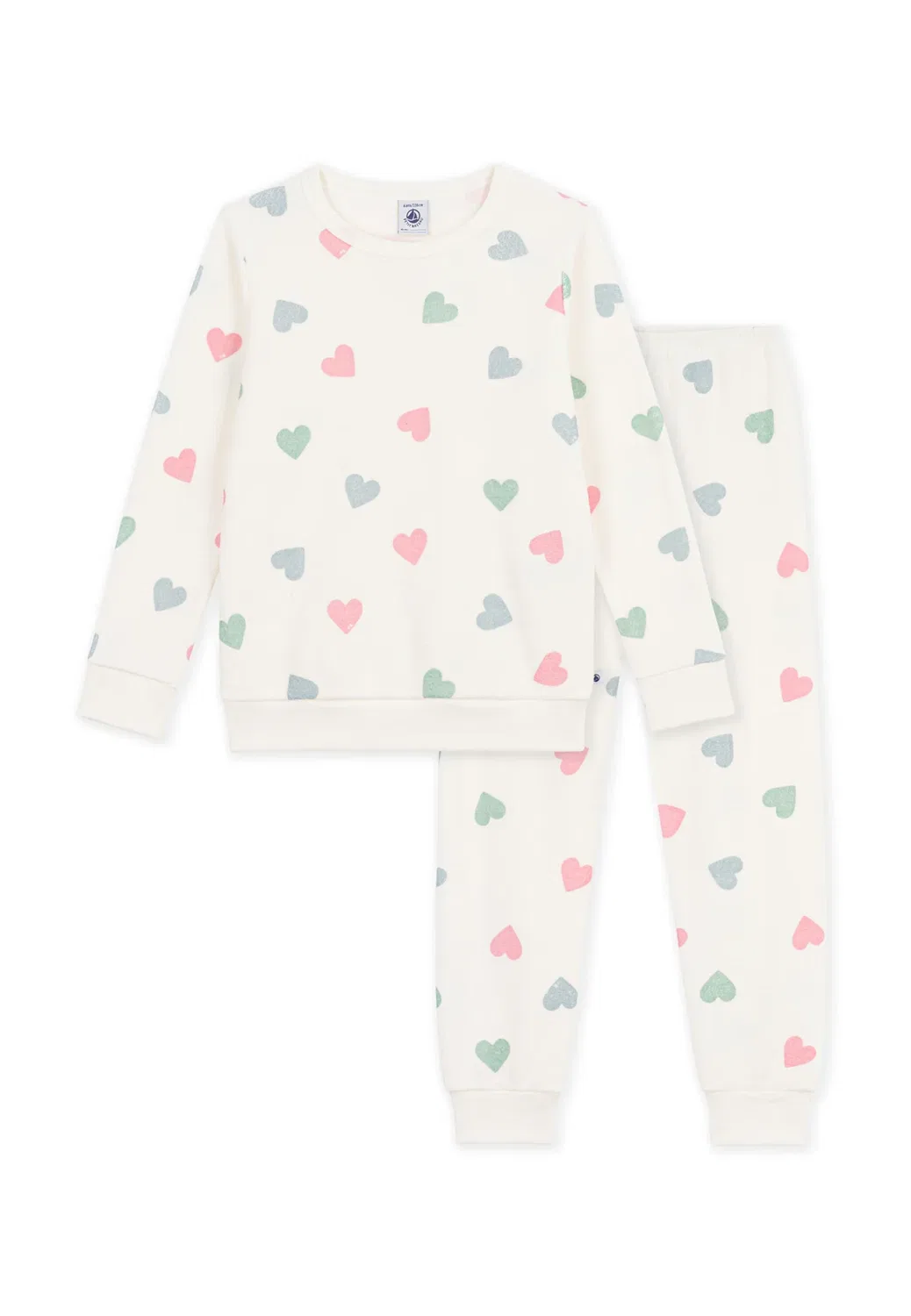 Комплект - пижамный комплект Petit Bateau, Milk Multico