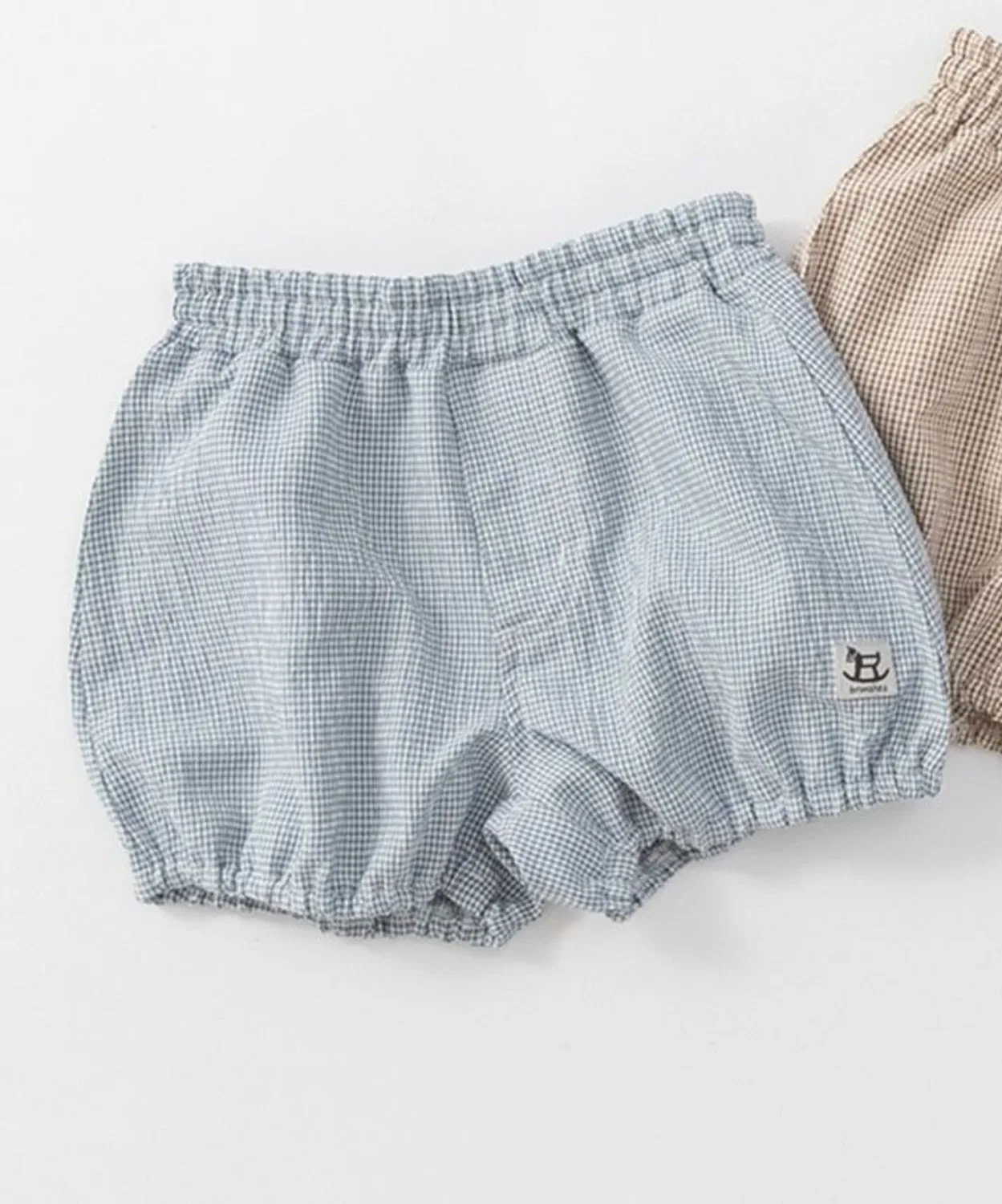 Детские шорты с принтом в клетку Branshes, Blue