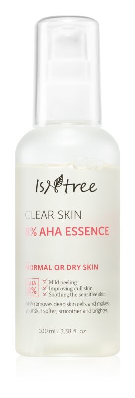 

Обновляющая эмульсия для лица с AHA Isntree Clear Skin 8% AHA Essence