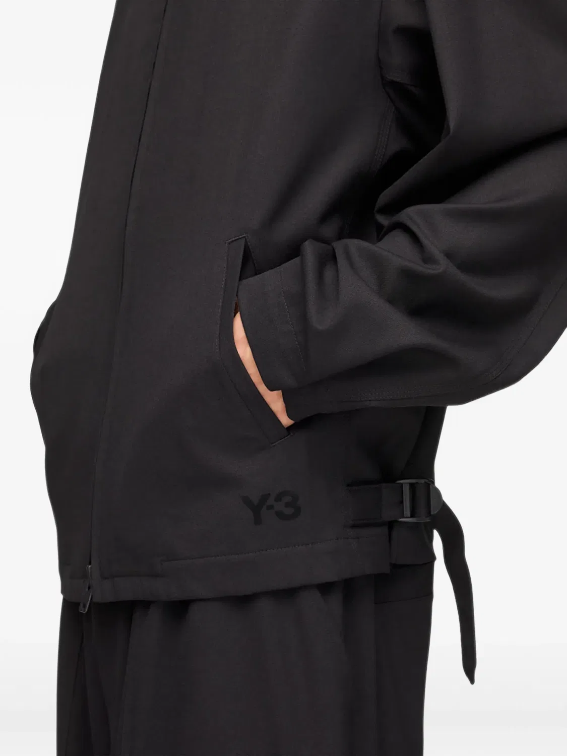 Куртка на молнии черная классическая Adidas, черный — фото 2