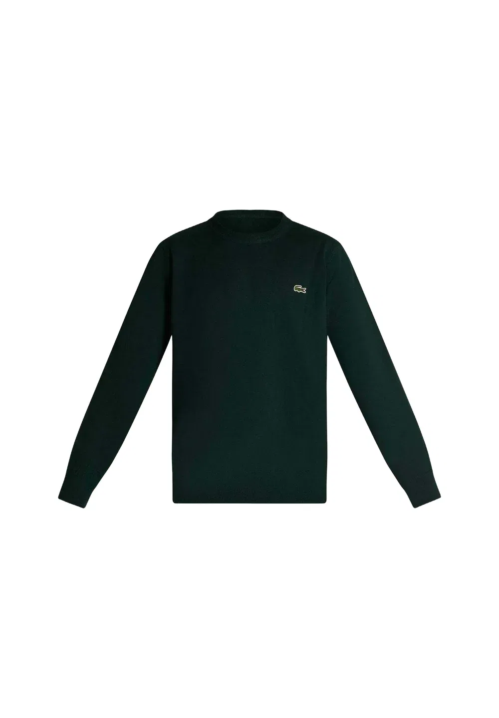 Свитер с круглым вырезом Lacoste, Verde Scuro — фото 4