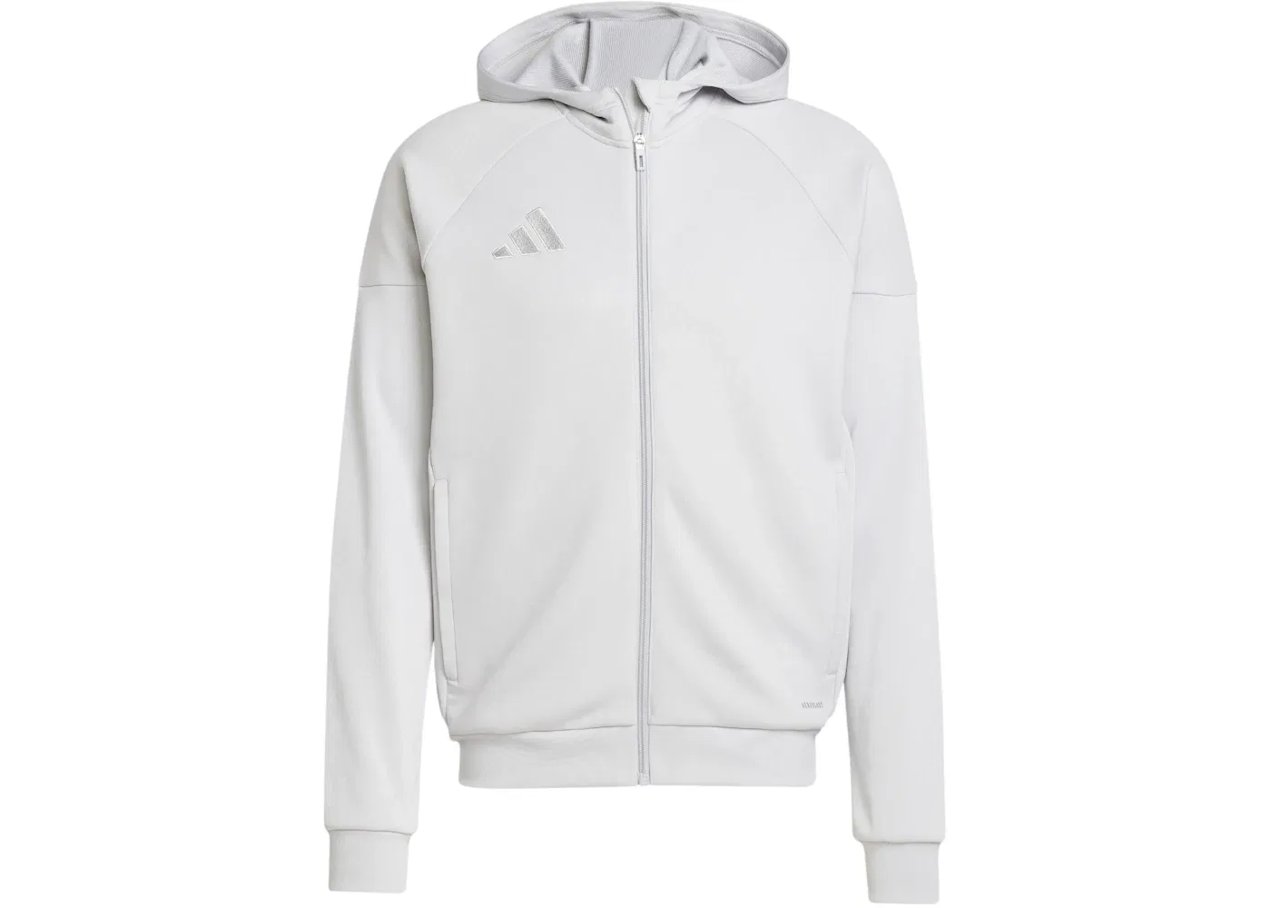 Мужская худи на молнии Tiro 25 Full-Zip Hoodie Adidas, Team Light Grey