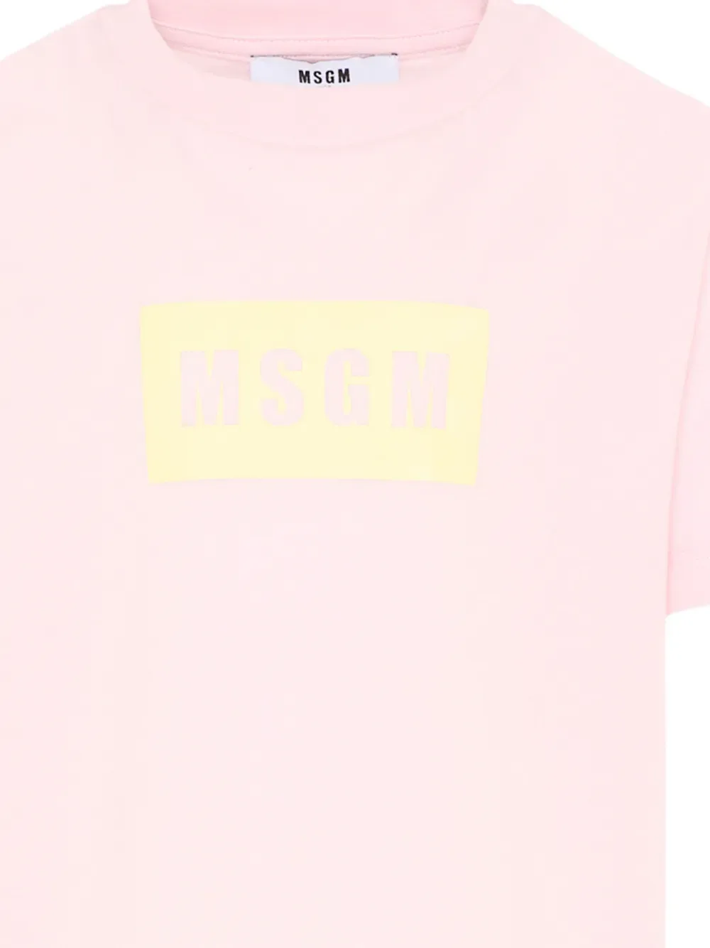 Футболка с короткими рукавами MSGM Kids, розовый — фото 3