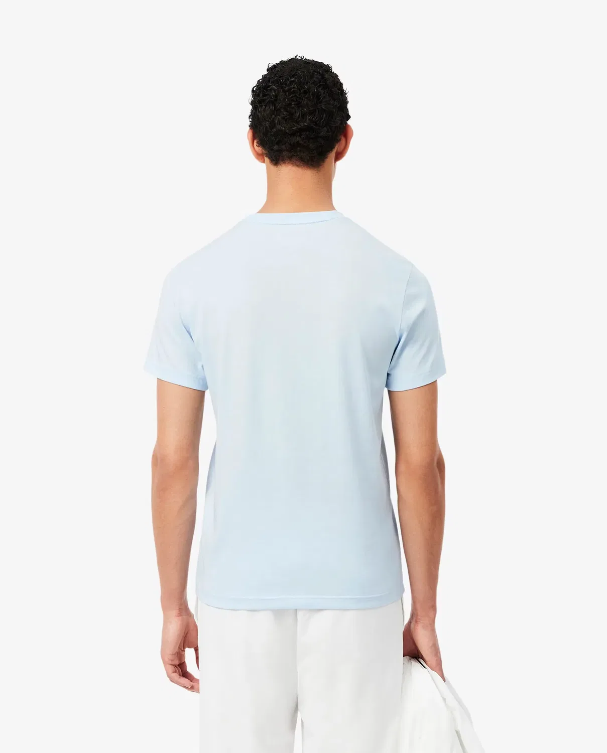 Мужская футболка с принтом Lacoste, Азул Кларо — фото 2