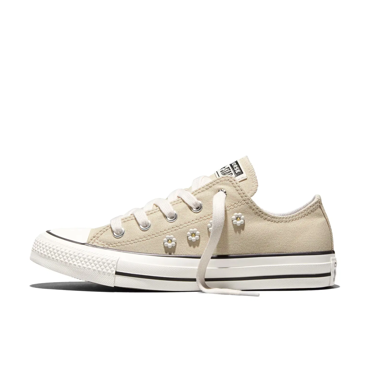 Детские кеды для мальчиков с принтом Chuck Taylor All Star Beaded Converse, Blanco — фото 3