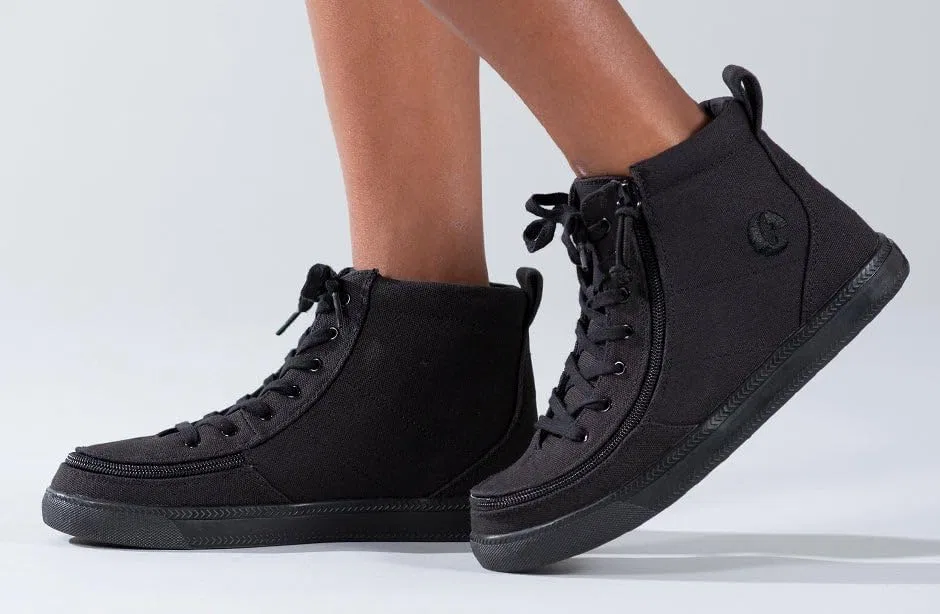 Детские кроссовки для мальчиков Billy Classic Lace High BILLY Footwear, Black To Floor Canvas — фото 2