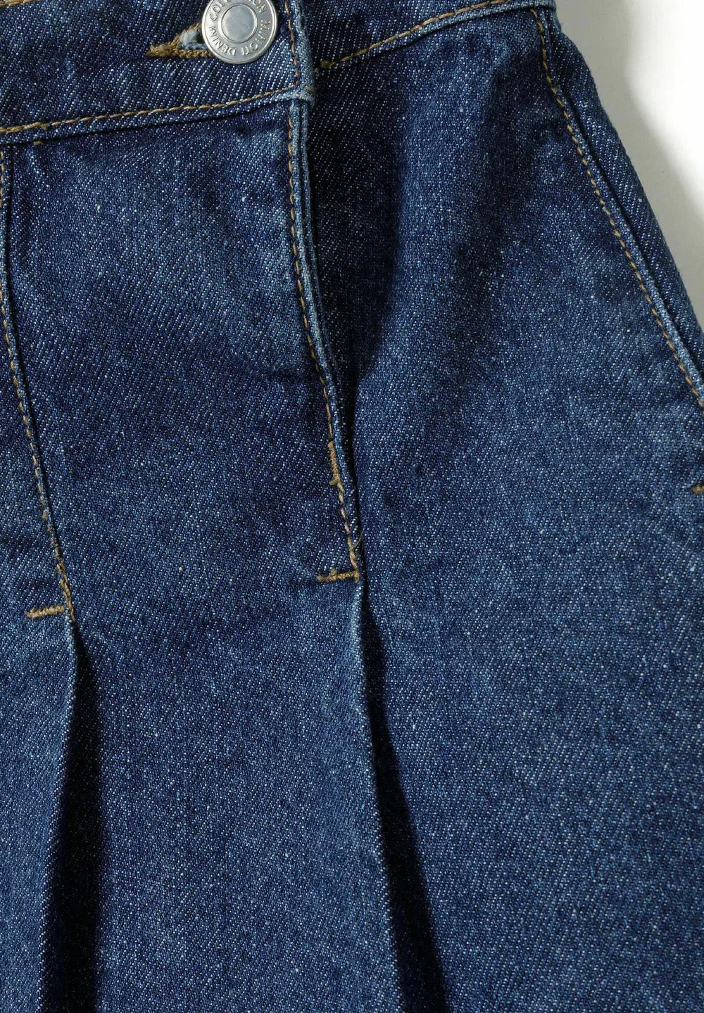 Расклешенные джинсы - мини-юбка Minoti, Dark-Blue Denim — фото 4