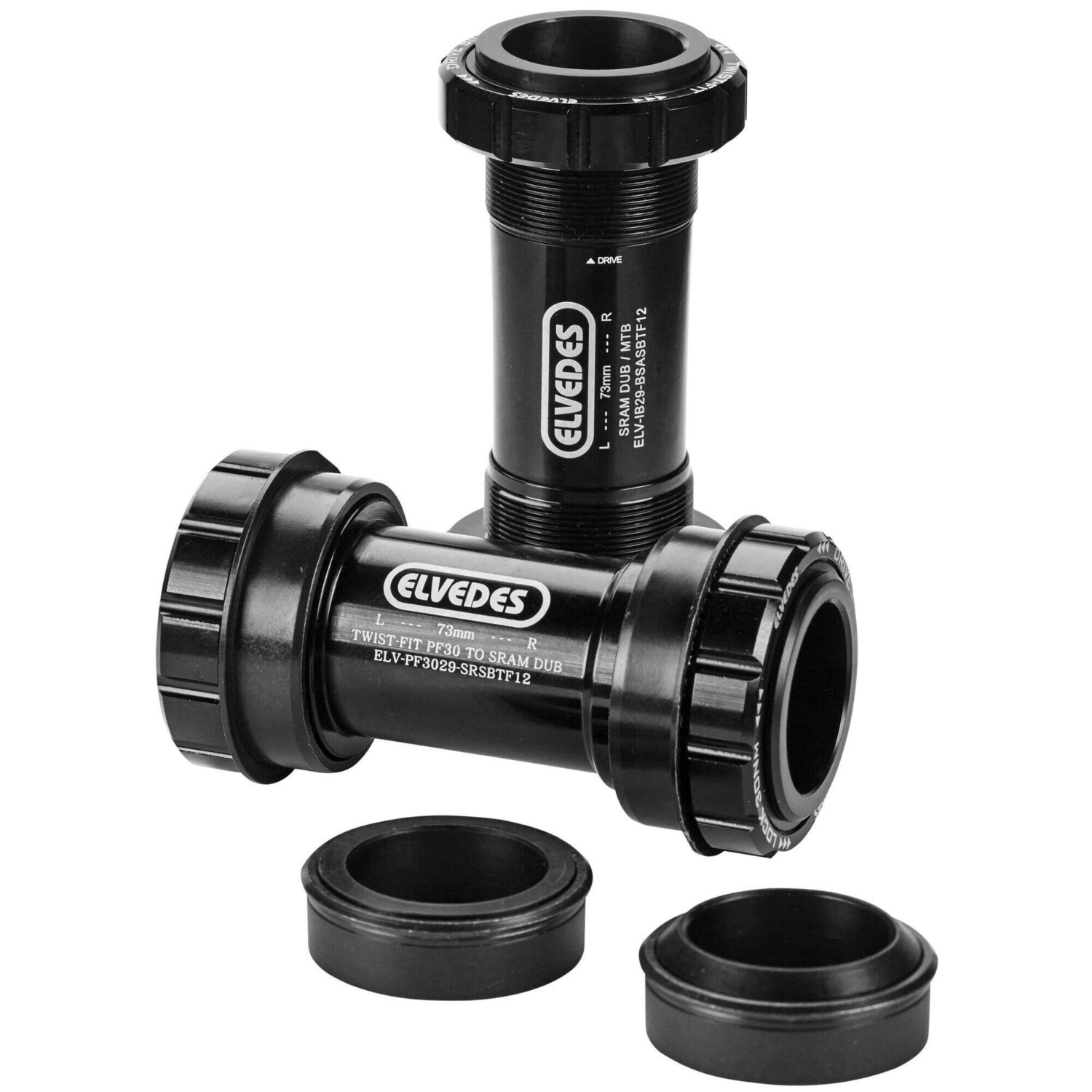 

Корпус каретки Elvedes SRAM DUB BB386, черный / черный / черный