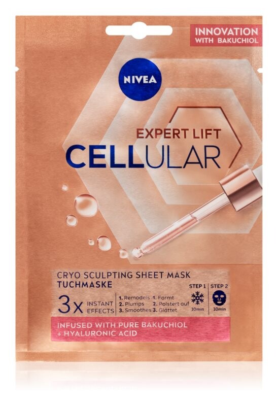 

Льняная маска, заполняющая морщины Nivea Cellular Expert Lift