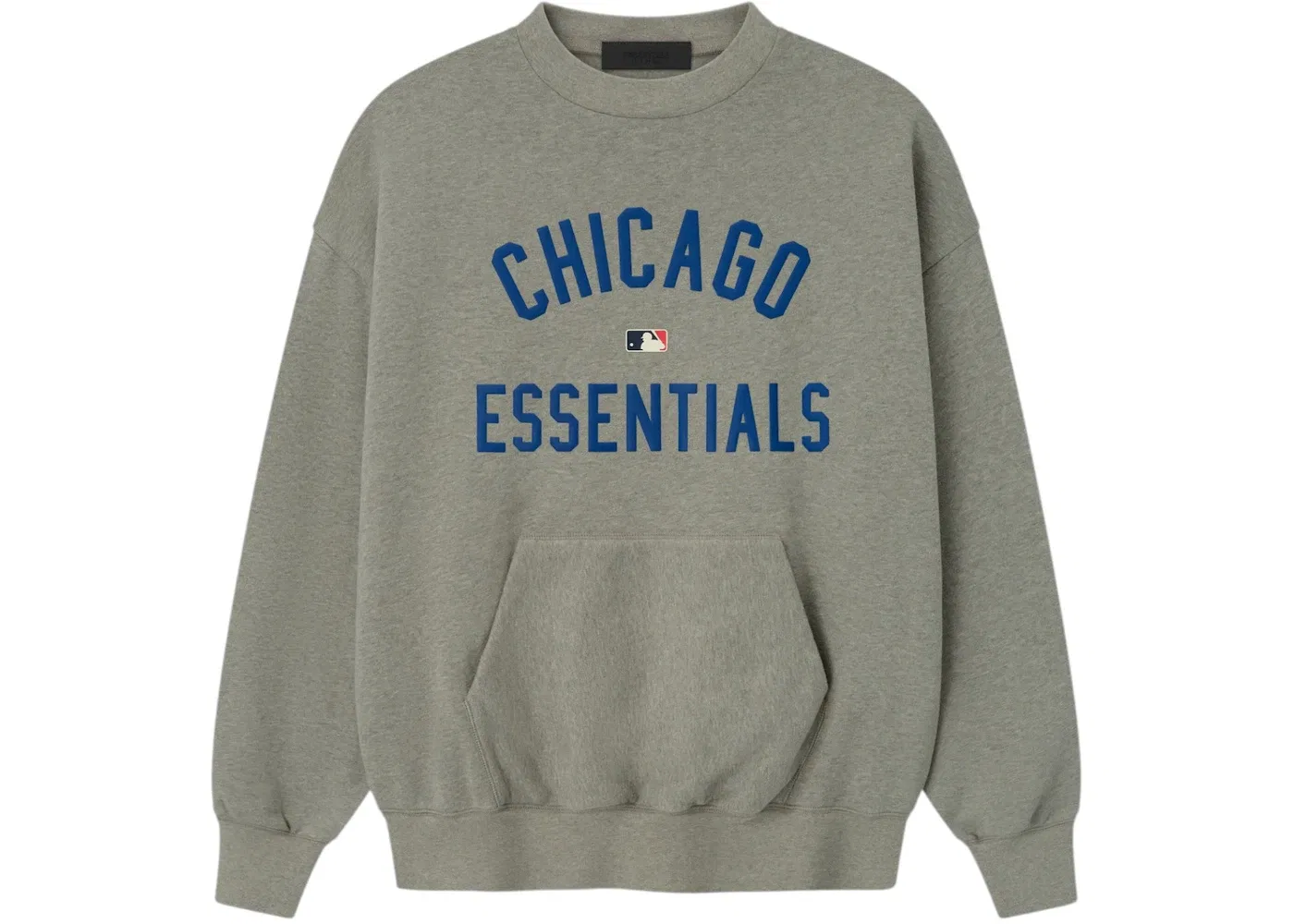 Мужской свитшот с длинным рукавом Fear of God Essentials Cubs Sport Crewneck, Concrete Heather