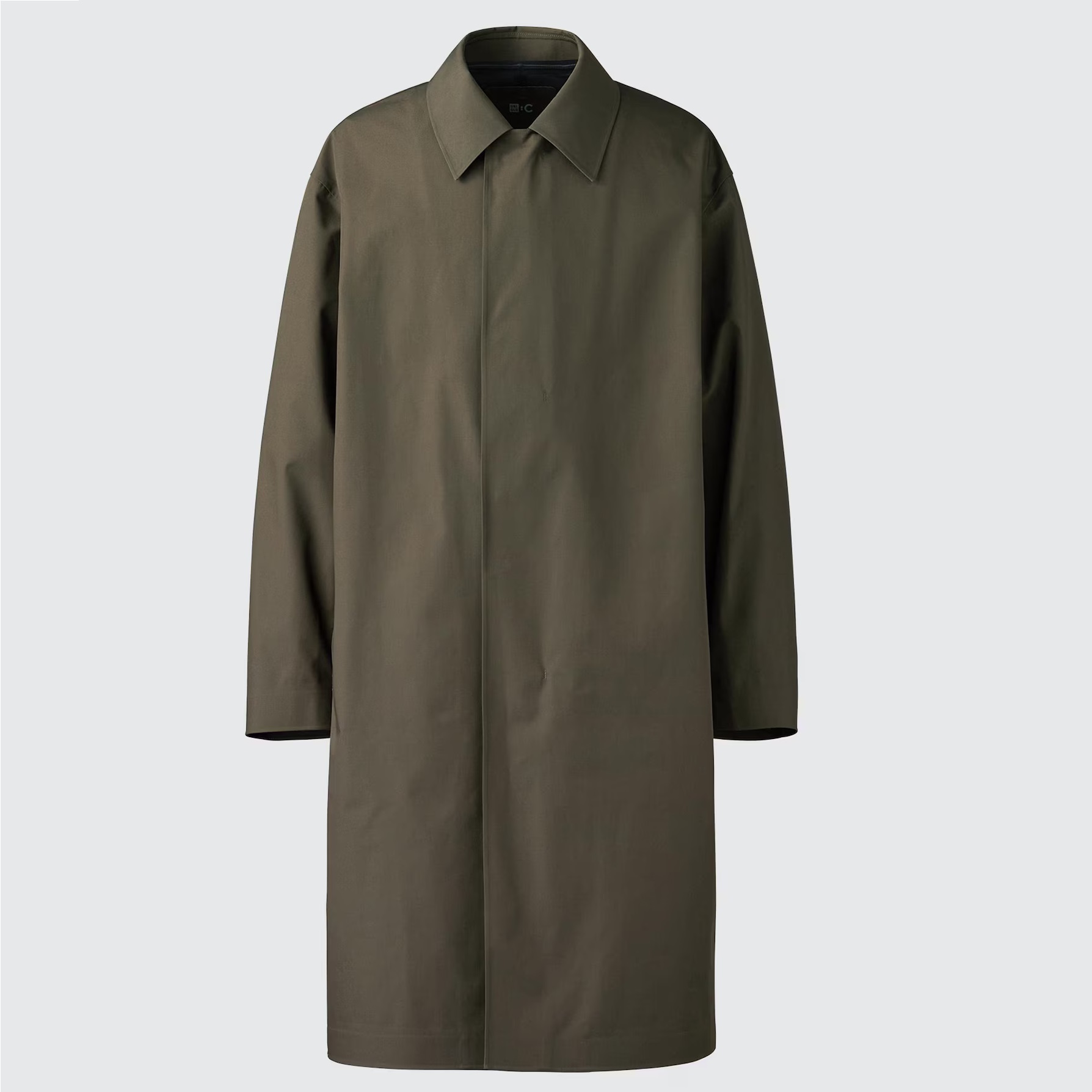 

Однобортное пальто Blocktech Uniqlo, 56 оливковый, Зеленый, Однобортное пальто Blocktech Uniqlo, 56 оливковый
