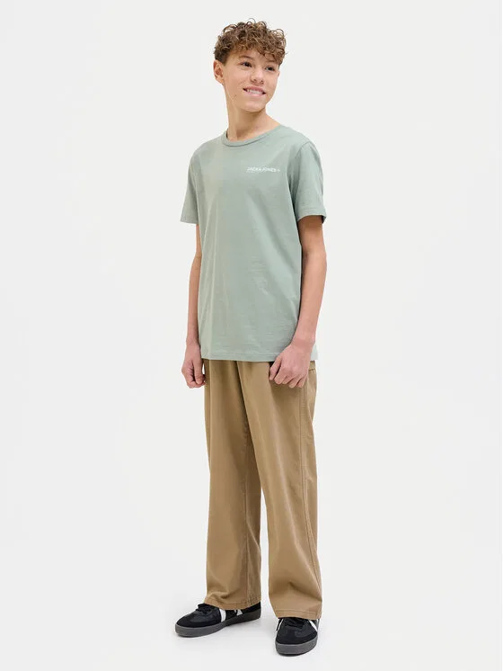 Футболка regular fit Hawaii Jack & Jones Junior, зеленый — фото 2
