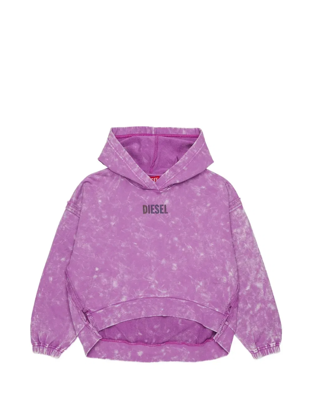 Худи с логотипом Diesel Kids, фиолетовый