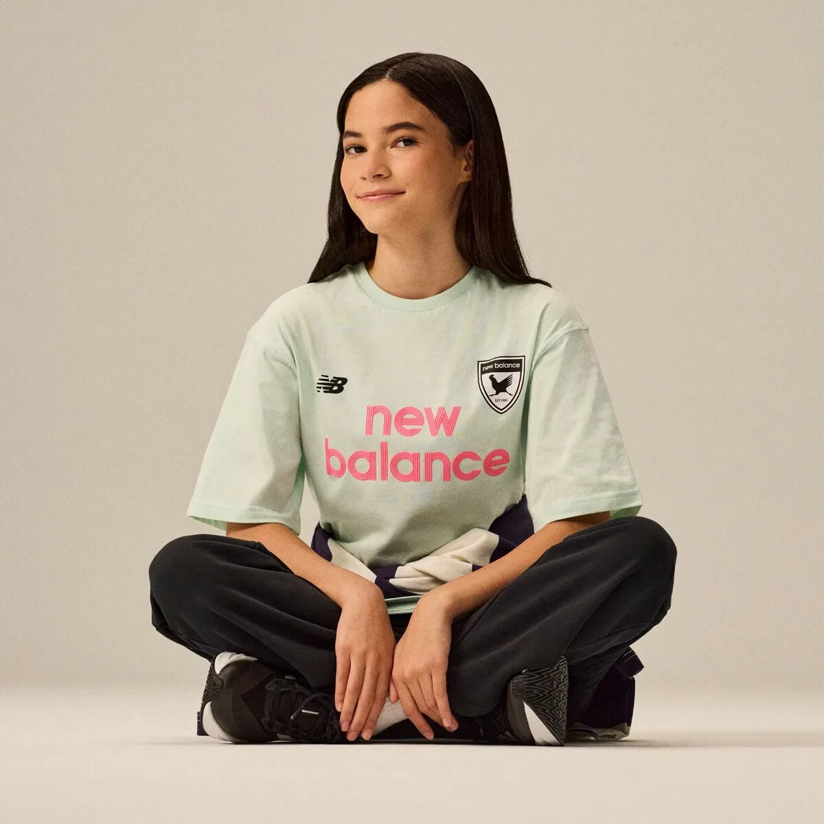 Детские кроссовки для мальчиков с амортизацией FuelCell Rebel New Balance, Black/White — фото 3
