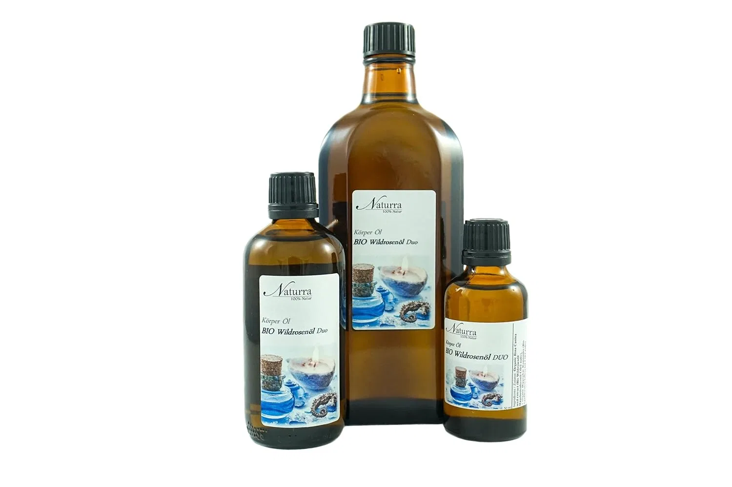 Набор органических масел Wild Rose Oil Duo, Naturra, 50 мл, с маслом черного тмина — фото 4
