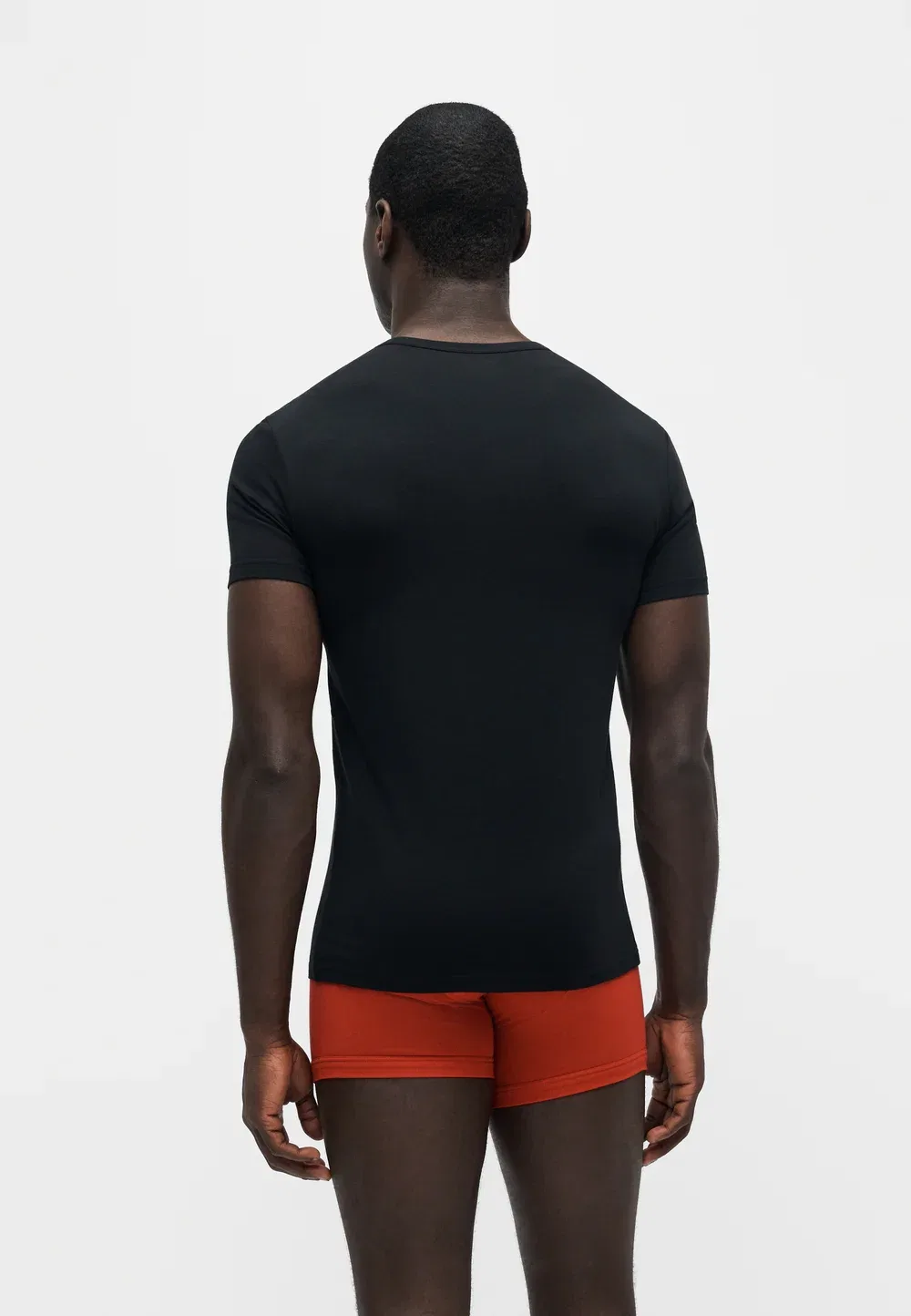 Комплект из двух маек с круглым вырезом - нижнее белье Emporio Armani, White/Black — фото 3