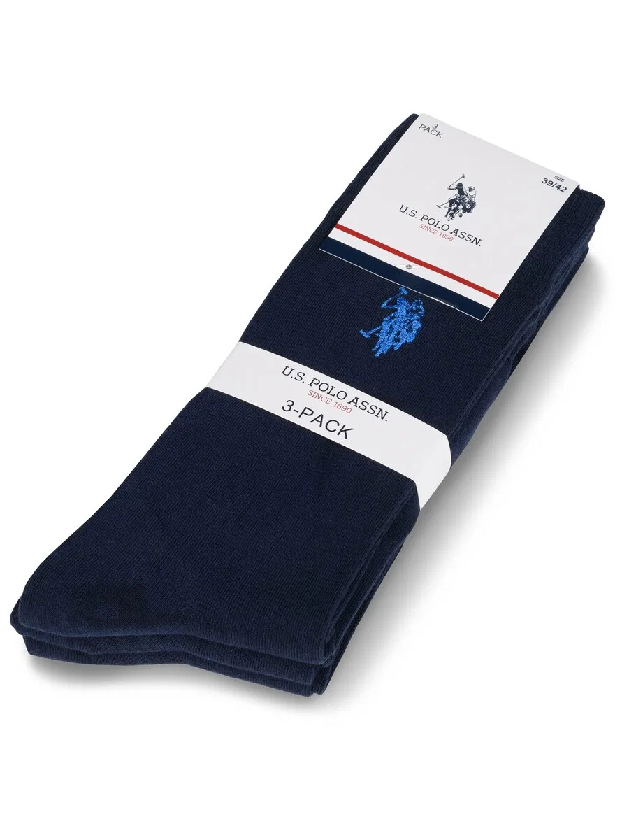 Носки темно-синего цвета U.S. Polo Assn. — фото 4