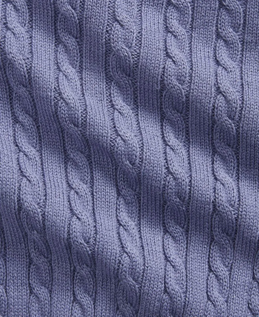 Комплект из кардигана и юбки-шорт с рюшами Polo Ralph Lauren, Summer Purple — фото 3