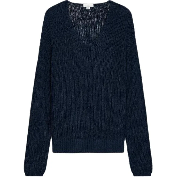 Мужской свитер с V-образным вырезом Sea Blue ZARA