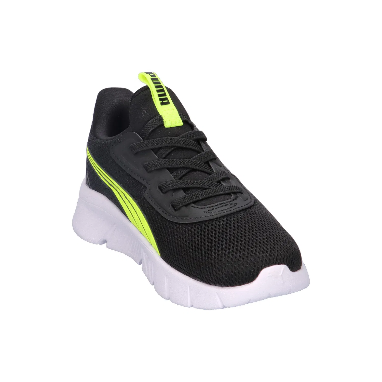 Детские кроссовки с технологией SLIPTECH Flexfocus SLIPTECH PS Puma, Schwarz Grun Schwarz — фото 2