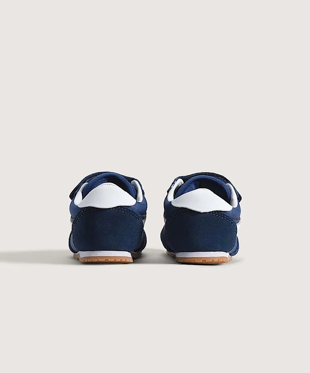 Детские кроссовки на липучках Super Lowpro V True Navy VANS, Navy — фото 4