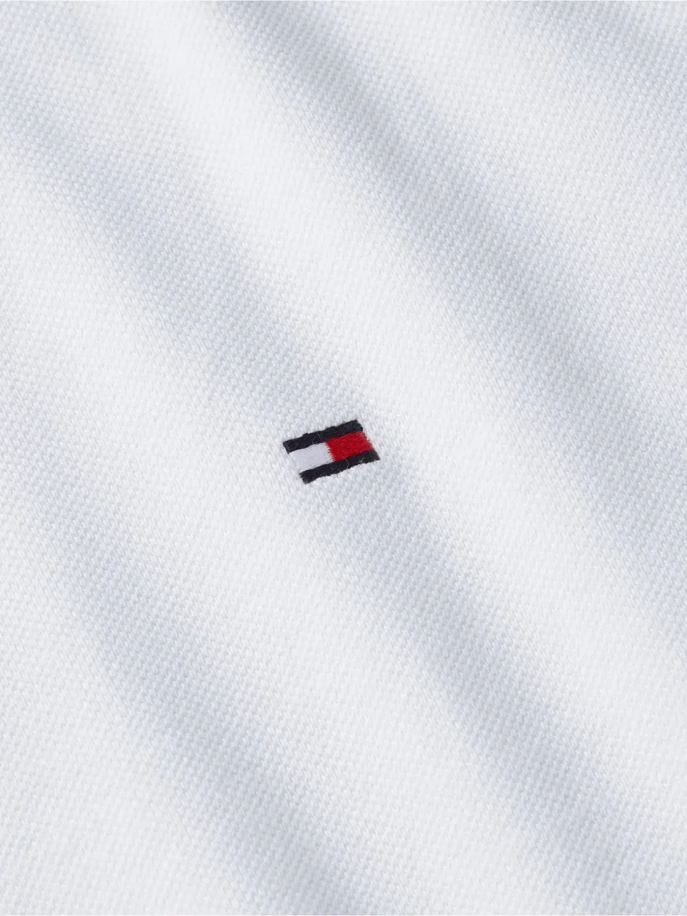 Футболка-поло с вышитым логотипом Tommy Hilfiger, белый — фото 3