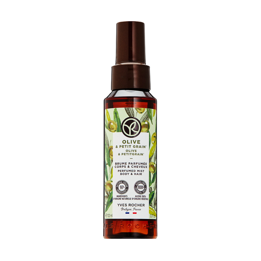 

Спрей для волос и тела Yves Rocher Olive & Petitgrain, 100 мл