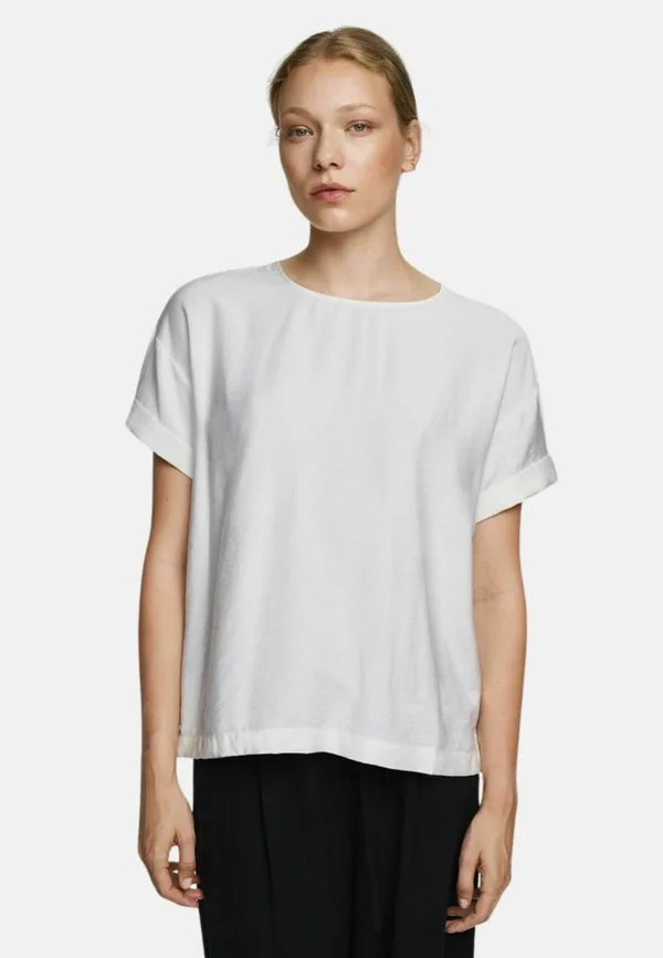 

Базовая футболка amabella Msch Copenhagen, Egret, Белый, Базовая футболка amabella Msch Copenhagen, Egret