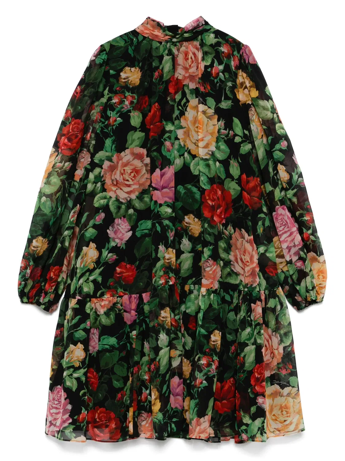 Dolce & Gabbana Платье с розовым принтом