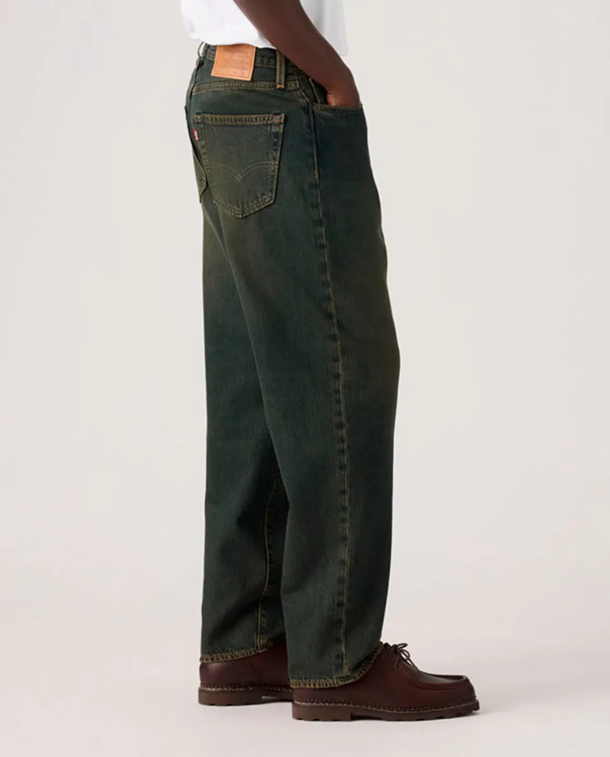Мужские джинсы свободного кроя Loose Straight 568 Levi's, Gris Oscuro — фото 4