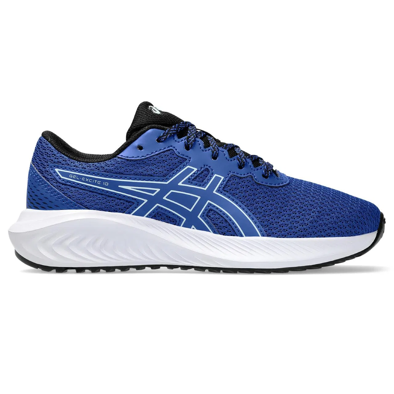 Детские кроссовки для мальчиков и девочек с дышащим верхом Gel-Excite 10 GS ASICS, Blue True Cool Grey — фото 3