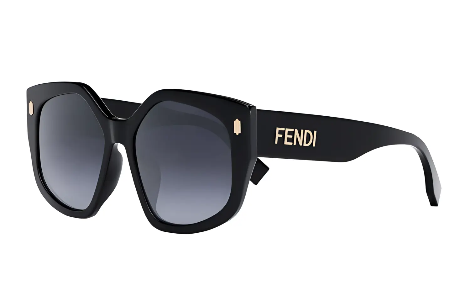 

Солнцезащитные очки унисекс черные FENDI